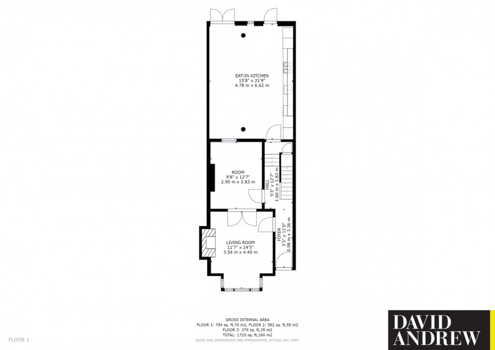 Floorplan for Avenell Road, N5 1BT