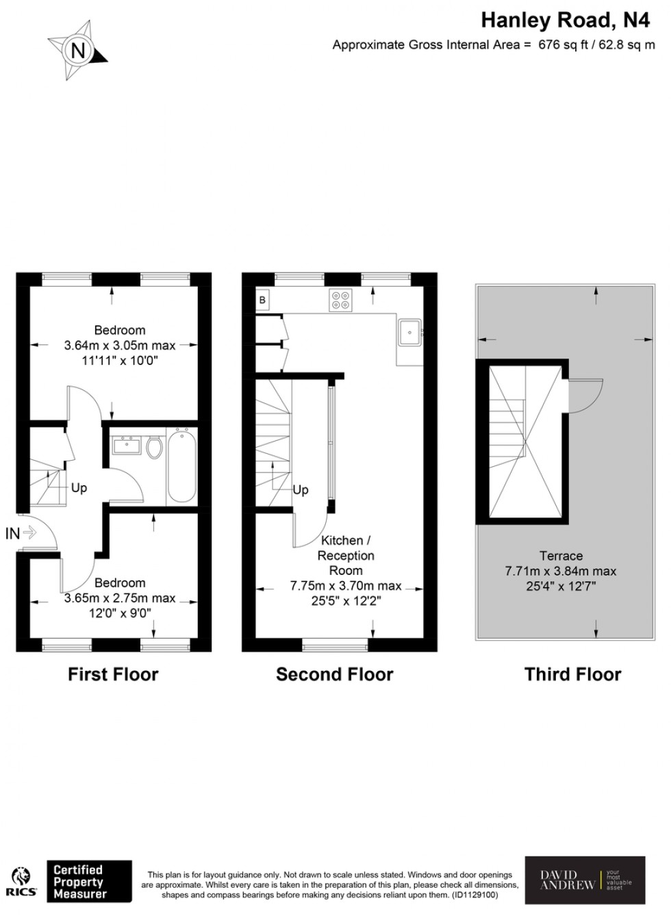 Floorplan for Hanley Road, N4 3DU