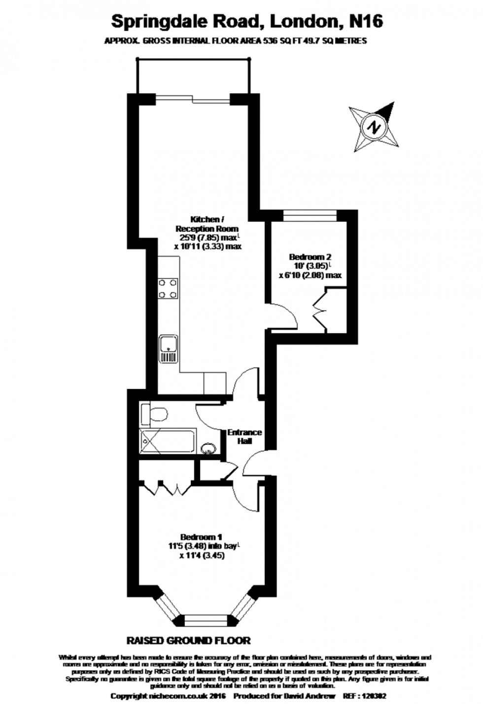 Floorplan for Springdale Road, N16 9NX