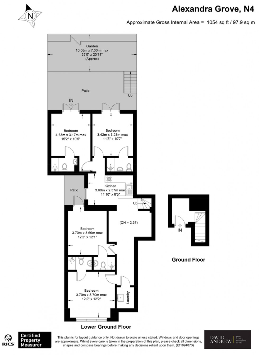 Floorplan for Alexandra Grove, N4 2LQ