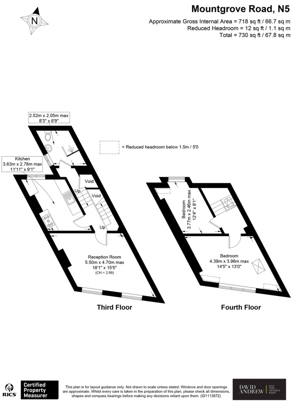 Floorplan for Mountgrove Road, N5 2LT