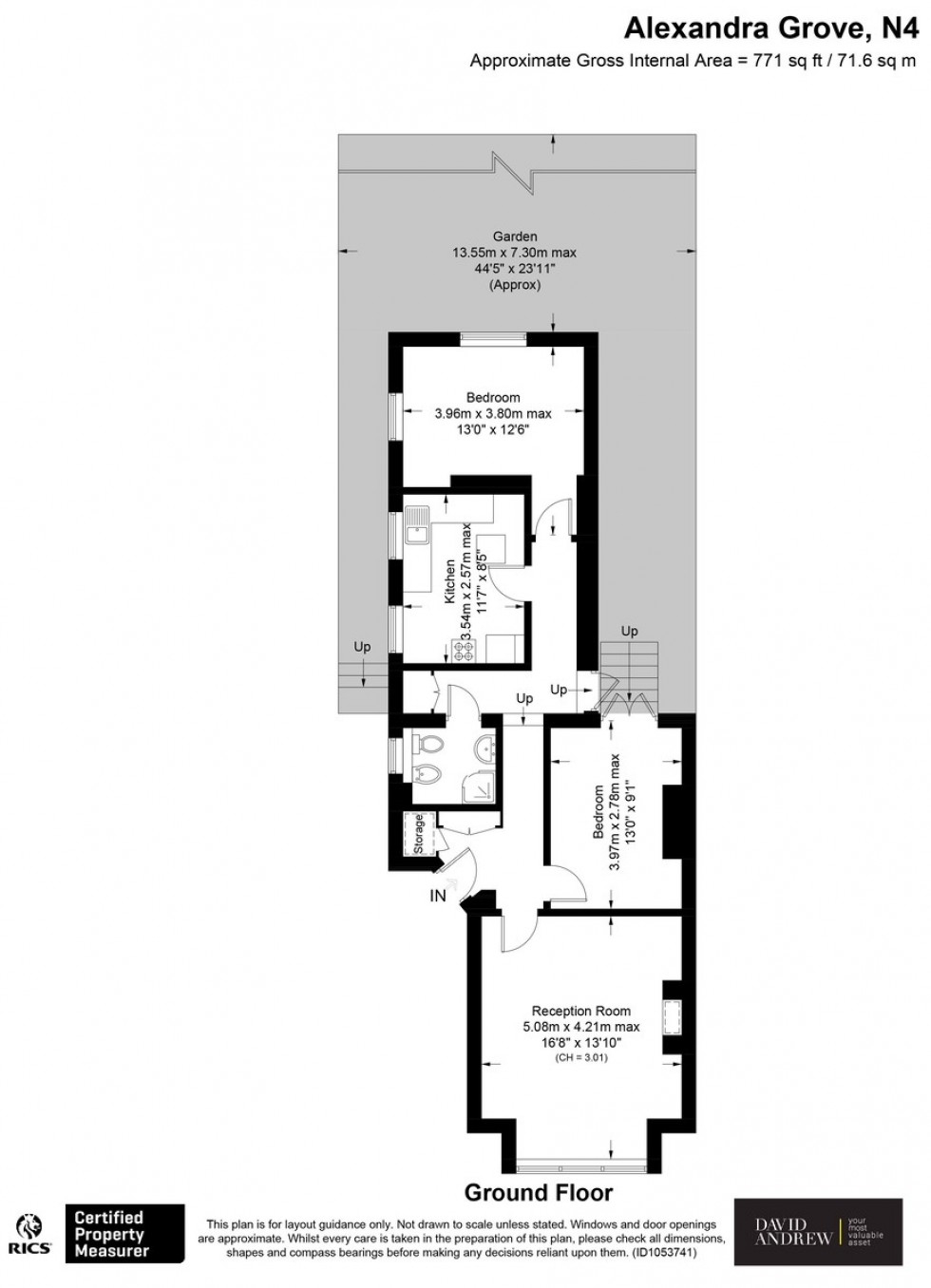 Floorplan for Alexandra Grove N4 2LQ