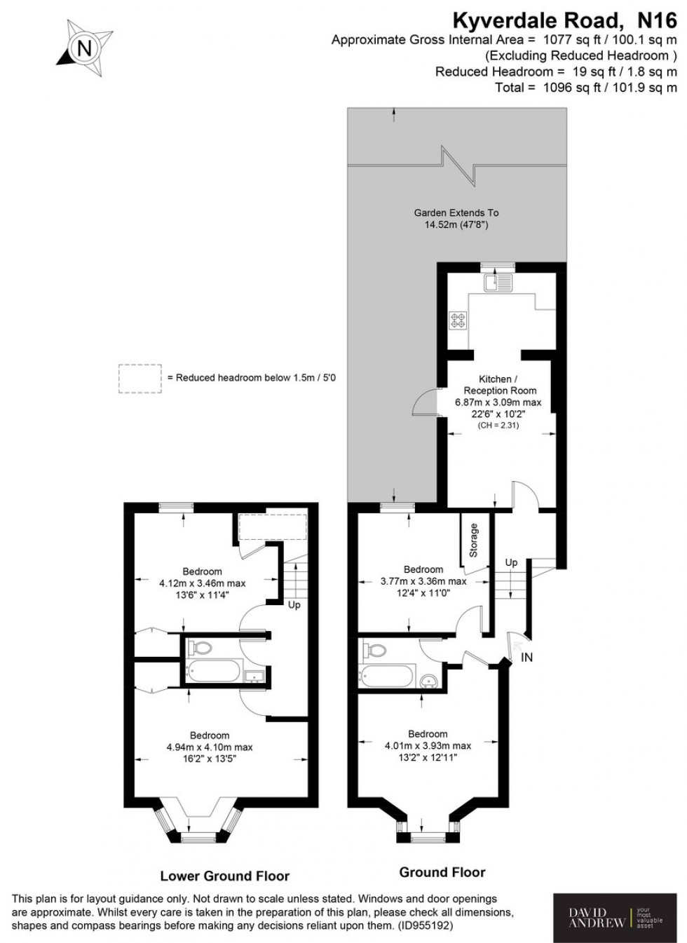 Floorplan for Kyverdale Road N16 6PL