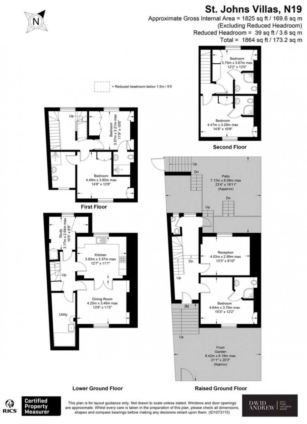 Floorplan for St. John's Villas, N19 3EE