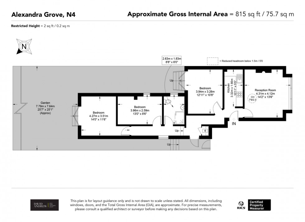 Floorplan for Alexandra Grove N4 2LQ