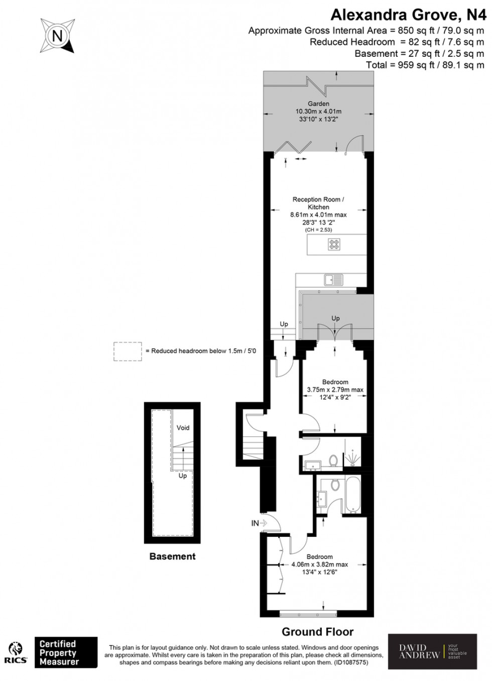 Floorplan for Alexandra Grove, N4 2LG