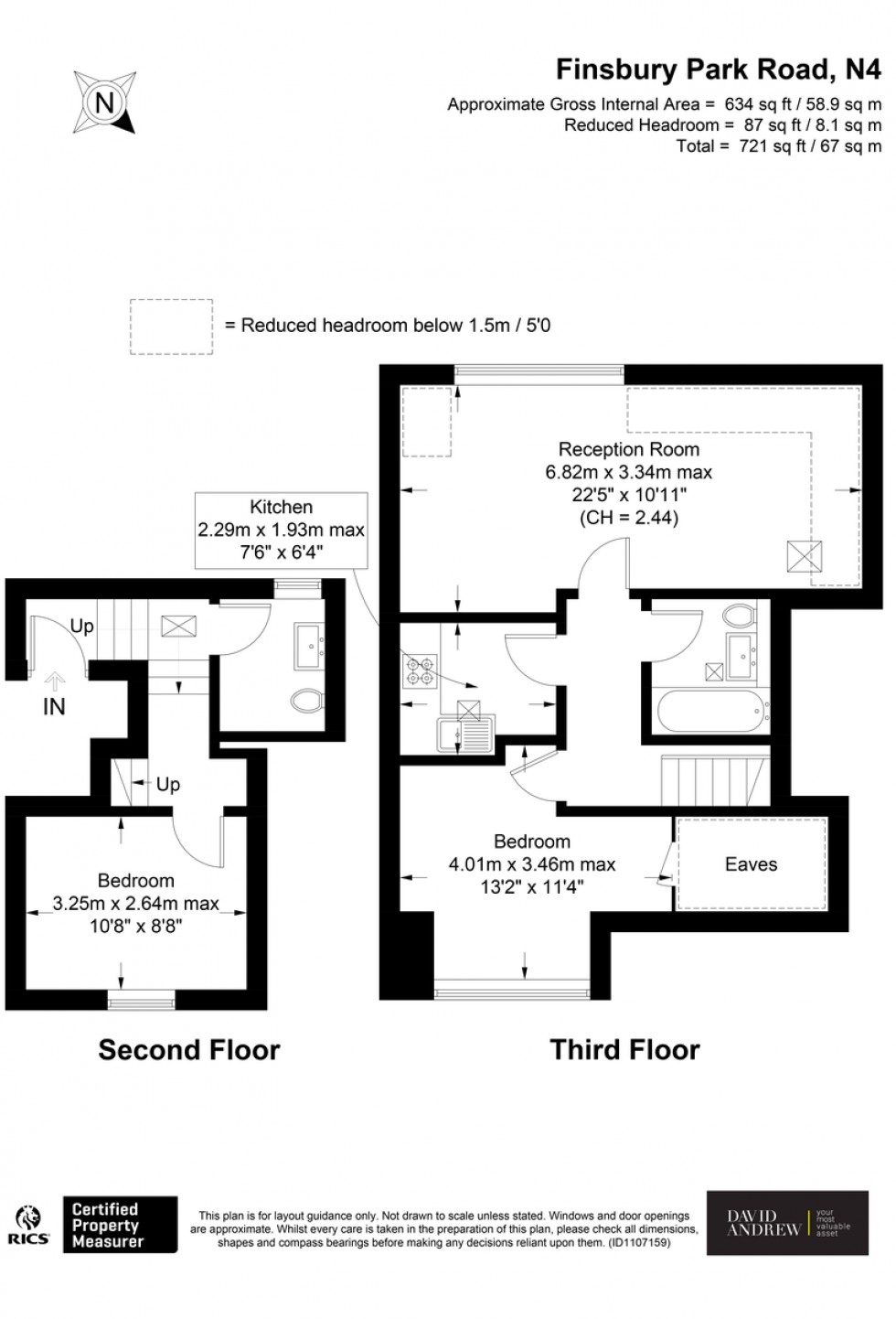 Floorplan for Finsbury Park Road