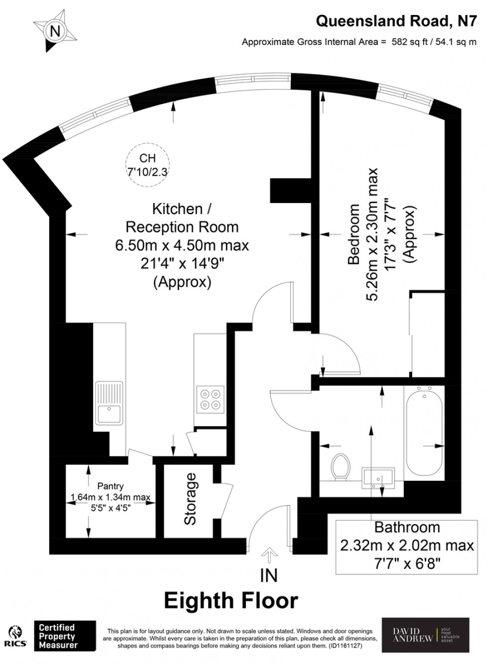 Floorplan for Queensland Road N7 7FJ