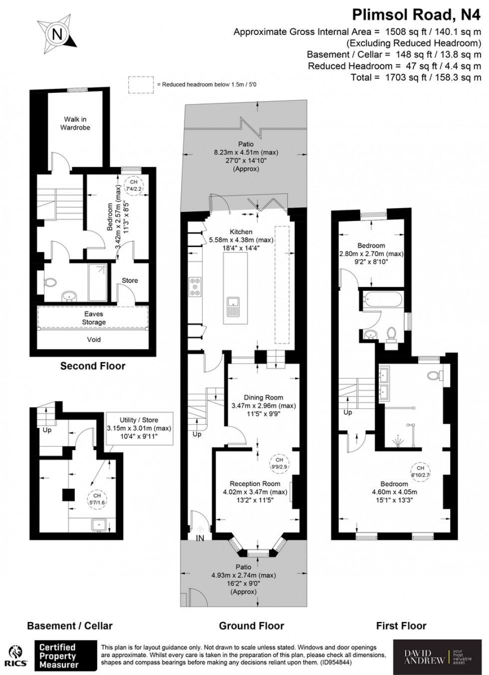 Floorplan for Plimsoll Road, N4 2ED